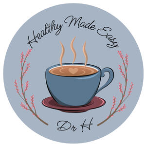 Healthy Made Easy Tea Cup Healthy Made Easy Logo